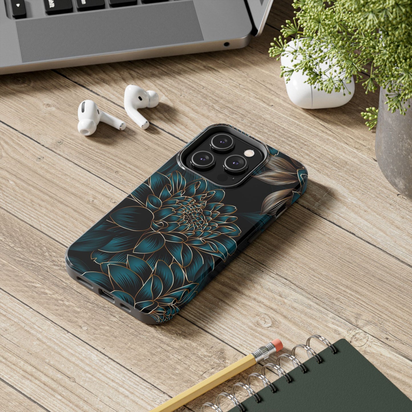 Elegant Floral Tough Phone Case