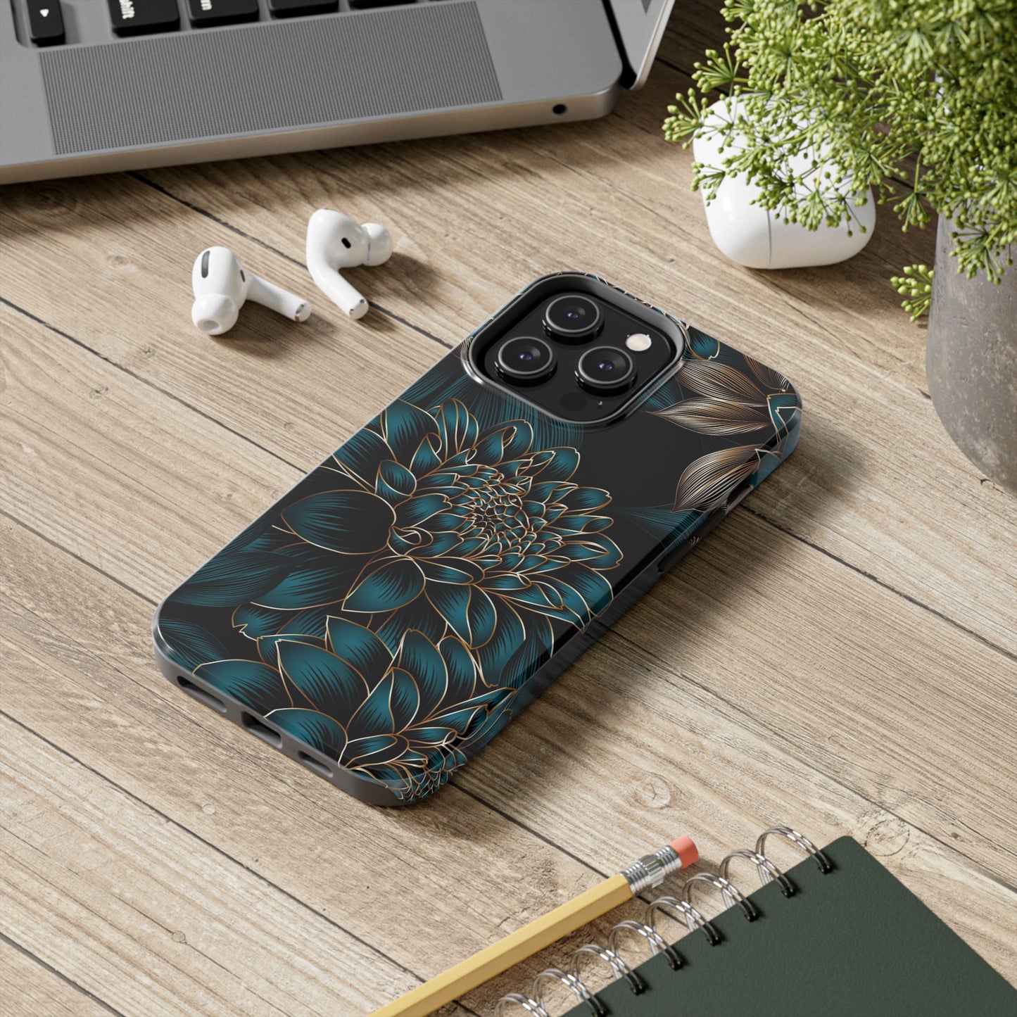 Elegant Floral Tough Phone Case